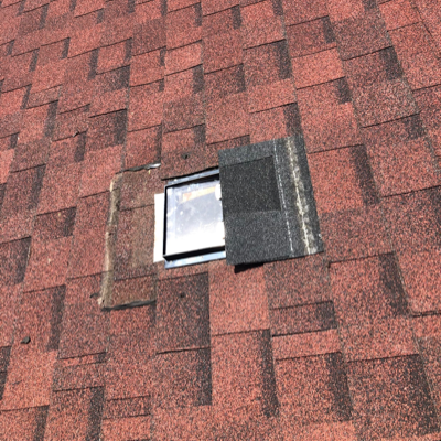 Metal vent to prevent wildlife