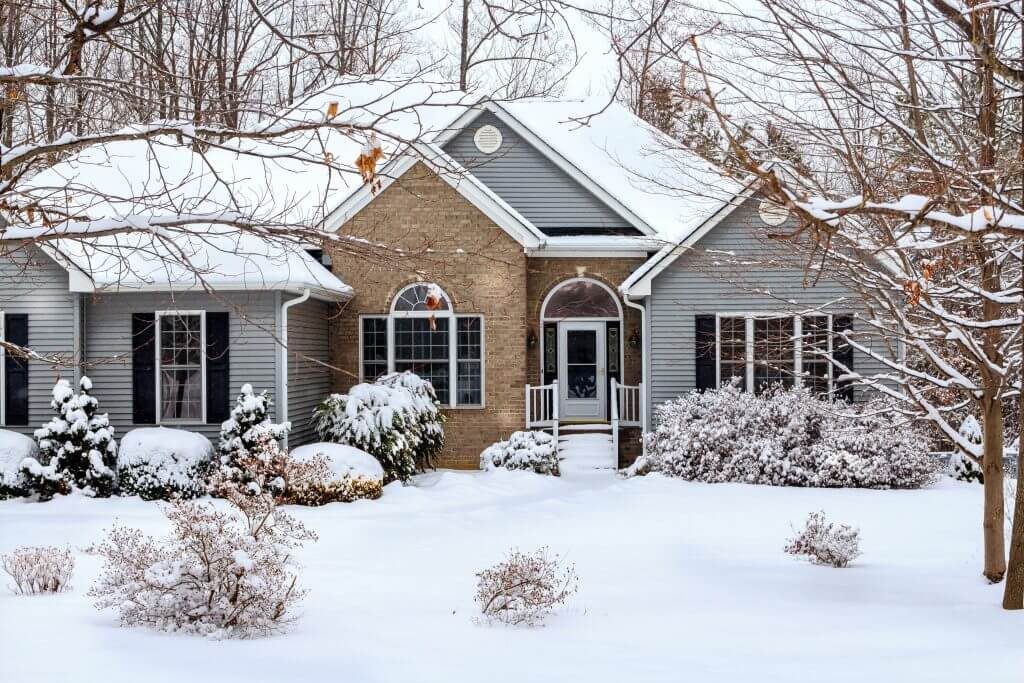 warm house in winter